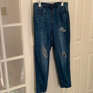 Torrid stretchy high waisted blue jeans